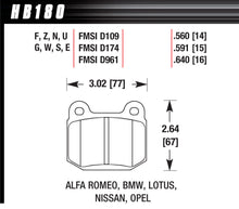 Load image into Gallery viewer, HAWK BRAKE HB180F560 - Performance Street Brake Pads (4) image
