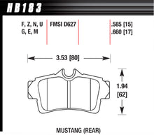 Load image into Gallery viewer, HAWK BRAKE HB183F660 - Performance Street Brake Pads (4) image