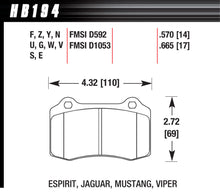 Load image into Gallery viewer, HAWK BRAKE HB194F570 - Performance Street Brake Pads image