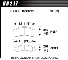 Load image into Gallery viewer, HAWK BRAKE HB217F681 - Performance Street Brake Pads (4) image