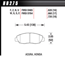 Load image into Gallery viewer, HAWK BRAKE HB275F620 - Performance Street Brake Pads (4) image