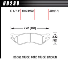 Load image into Gallery viewer, HAWK BRAKE HB299P650 - Performance Street Brake Pads (4) image