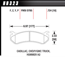 Load image into Gallery viewer, HAWK BRAKE HB323Z724 - Performance Street Brake Pads (4) image