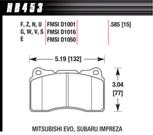Load image into Gallery viewer, HAWK BRAKE HB453F585 - Performance Street Brake Pads 2010 Camaro image