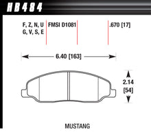 Load image into Gallery viewer, HAWK BRAKE HB484F670 - Performance Street Brake Pads (4) image