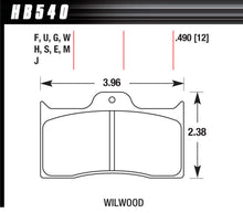 Load image into Gallery viewer, HAWK BRAKE HB540G490 - BRAKE PAD DYNALITE FRONT AND REAR DTC-60 image