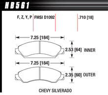 Load image into Gallery viewer, HAWK BRAKE HB561Y710 - Performance Street Brake Pads (4) image