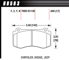 Load image into Gallery viewer, HAWK BRAKE HB563F656 - Performance Street Brake Pads (4) image