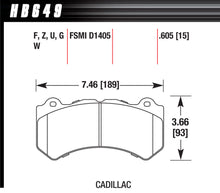 Load image into Gallery viewer, HAWK BRAKE HB649Z605 - Brake Pads GM / Dodge Front Ceramic image
