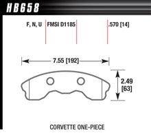 Load image into Gallery viewer, HAWK BRAKE HB658F570 - Performance Street Brake Pads (4) image