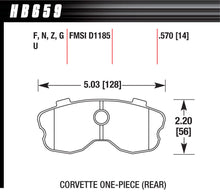 Load image into Gallery viewer, HAWK BRAKE HB659Z570 - Performance Street Brake Pads (4) image
