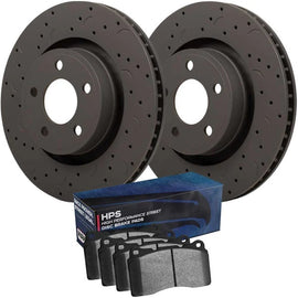 HAWK BRAKE HKC4406.568F - Brake Rotor & Pad Kit Rear GM image