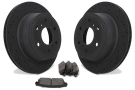 HAWK BRAKE HKC4406.568Y - Rotors and Pad Kit Rear - Chevy 1500 08-13 image