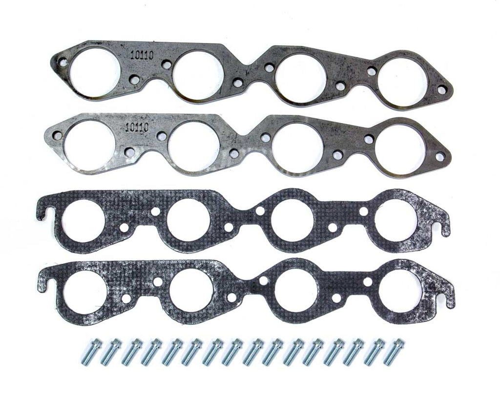 HEDMAN 10110 - BB Chevy 2.375in Flanges Round Port image