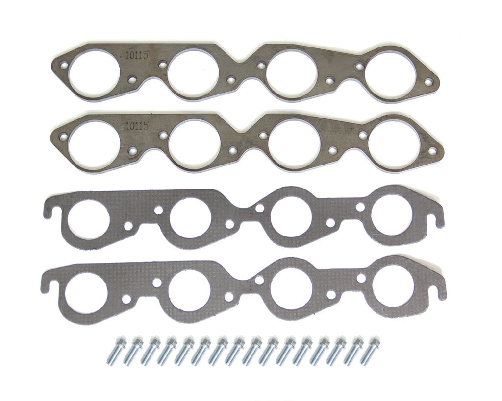 HEDMAN 10115 - BB Chevy 2.5in Flanges Round Port image