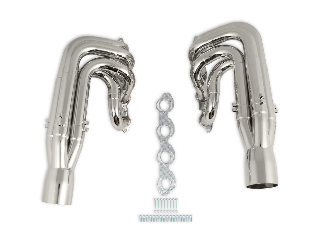 HOOKER 2502-6HKR - BBC Dragster Headers Downswept 3-Step Chrome image