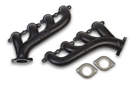 HOOKER 8501-3 - GM LS Cast Iron Exhaust Manifolds Black Finish image