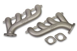 HOOKER 8501-4 - GM LS Cast Iron Exhaust Manifolds Ti- Finish image