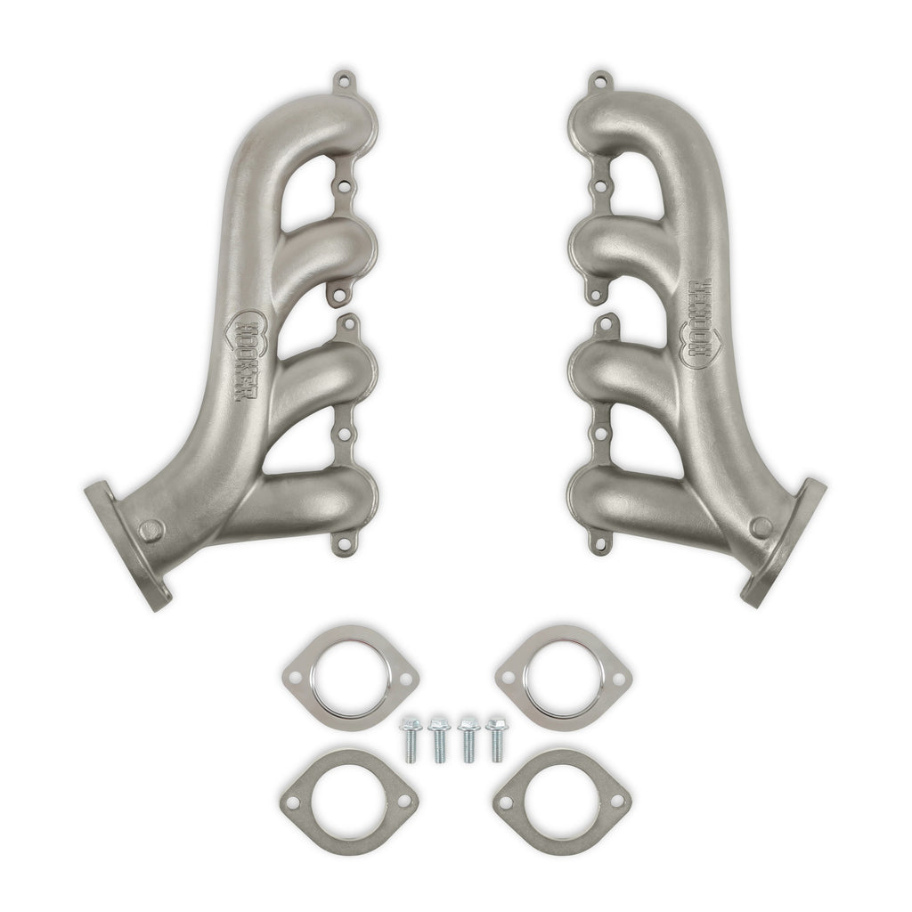 HOOKER 8503HKR - Exhaust Manifold Set GM LS Swap Cast SS image