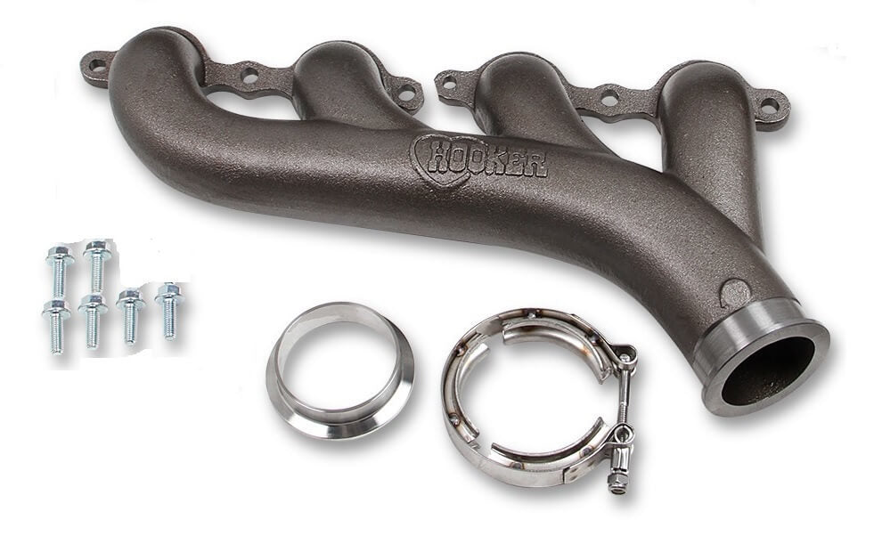 HOOKER 8511HKR - Exhaust Manifold LH LS Turbo w/Clamp image