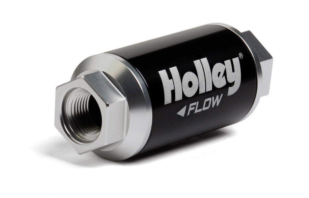 HOLLEY 162-551 - Billet HP Fuel Filter - 3/8NPT 100-Micron 100GPH image