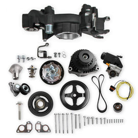 HOLLEY 20-186BK - Mid Mount Accesory Sys. GM LS Engine - Black image
