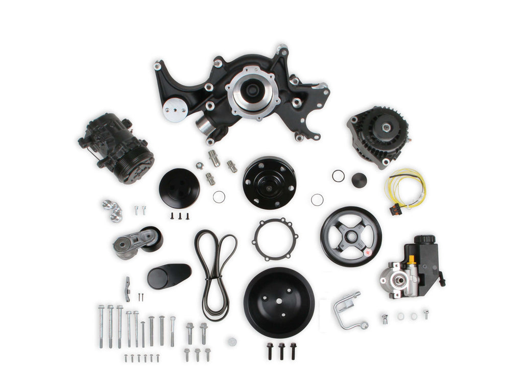 HOLLEY 20-242BK - BBC Accessory Drive Sys. Mid Mount - Black image