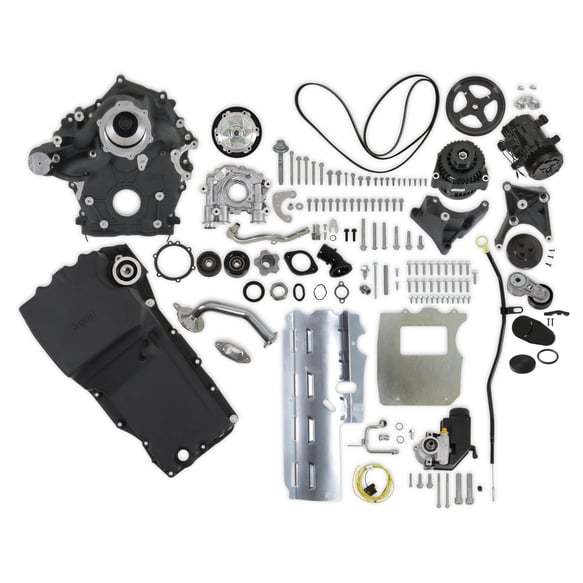 HOLLEY 20-340BK - Complete Acc. Drive/Oil Sys. Ford 7.3L Godzilla image