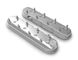 HOLLEY 241-111 - GM LS Tall Valve Cover Set - Polished image