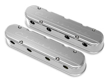 Load image into Gallery viewer, HOLLEY 241-176 - GM LS Valve Cover Set 2-Piece Design Polished image