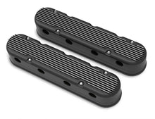 Load image into Gallery viewer, HOLLEY 241-182 - Valve Cover Set - GM LS 2-Piece Design - Black image