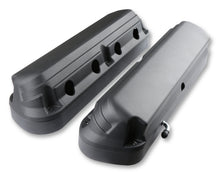 Load image into Gallery viewer, HOLLEY 241-187 - 2-Piece Alm Valve Cover Set GM LS Black Finish image