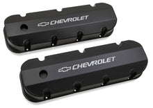 Load image into Gallery viewer, HOLLEY 241-281 - BBC Billet Rail Fab. Alm Valve Covers w/.125 Hole image