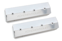 Load image into Gallery viewer, HOLLEY 241-285 - SBC Billet Rail Fab. Alm Valve Covers wo/Hole image