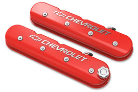 HOLLEY 241-404 - LS Series Valve Covers w/Bowtie Chevrolet Logo image