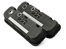 HOLLEY 241-85 - BBC M/T Valve Cover Set - Black Krinkle image