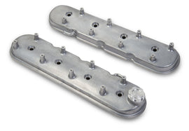 HOLLEY 241-88 - GM LS1 Valve Cover Set Natural Cast Finish image