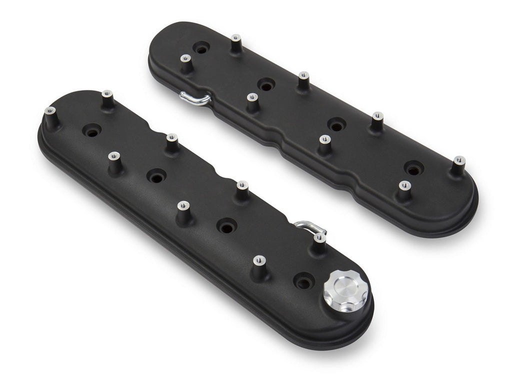 HOLLEY 241-91 - GM LS1 Valve Cover Set Black Krinkle  Finish image