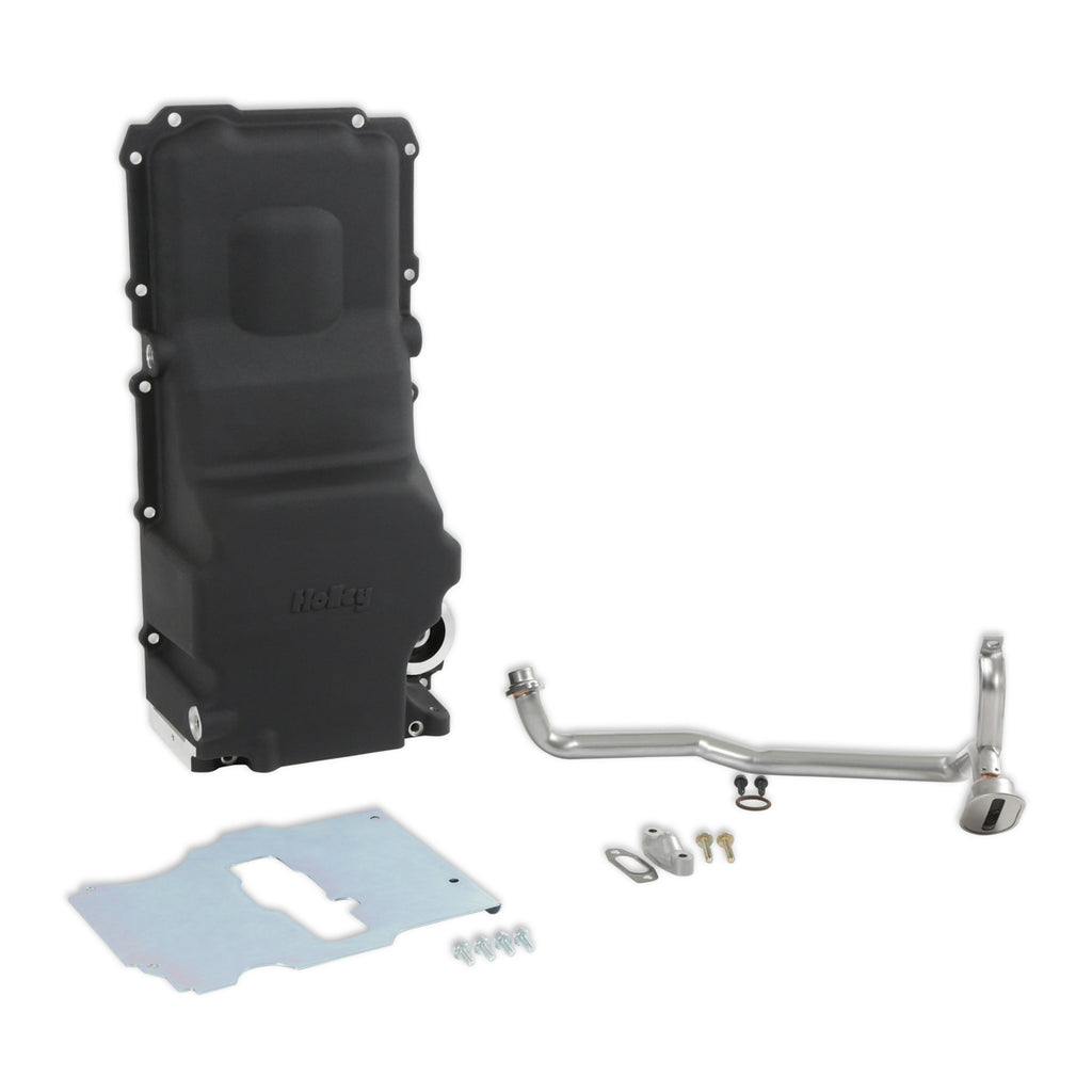 HOLLEY 302-3BK - Retro Fit Oil Pan GM LS Engine Swap - Black image