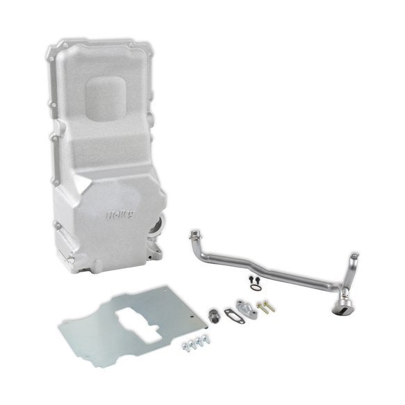 HOLLEY 302-5 - 5.6qt Cast Alm Oil Pan Kit GM LS Engine Swap image