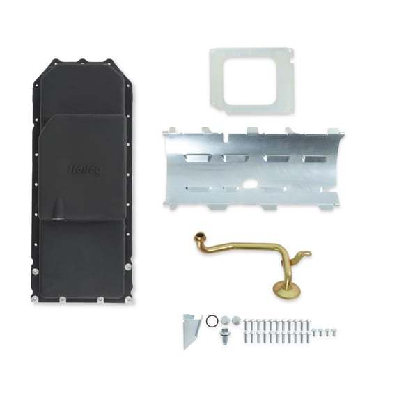 HOLLEY 302-61BK - Gen III Hemi Oil Pan Swap Kit - Mid Sump VVT image
