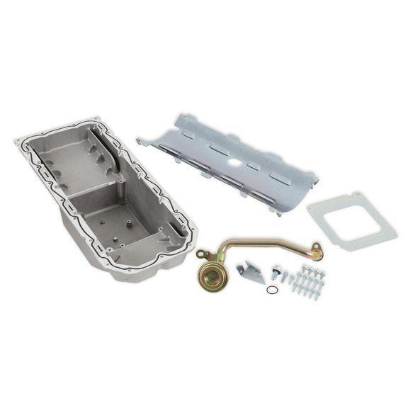 HOLLEY 302-64 - 6qt Cast Alm Oil Pan Kit 6.2L Gen III Hemi Swap image