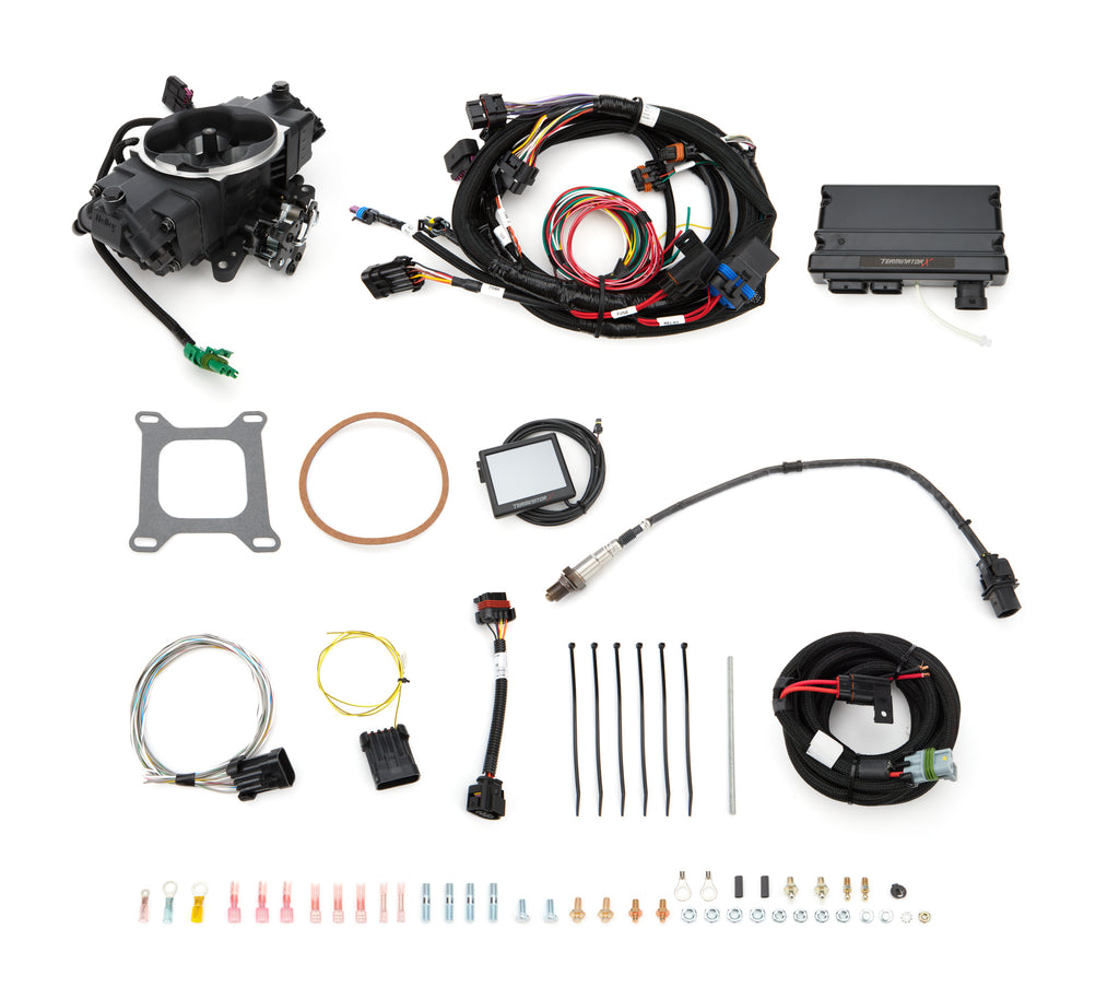 HOLLEY 550-1002 - Terminator X Stealth EFI Kit 4150  Black image