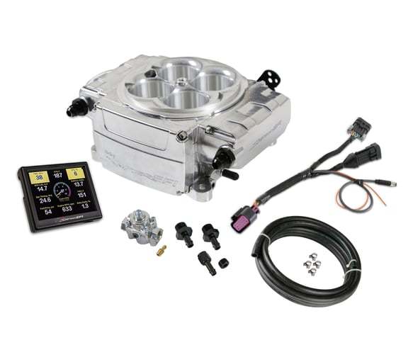 HOLLEY 550-510-3AE - Sniper-2 Upgrade Kit Polished w/Regulator image