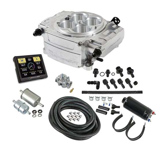 HOLLEY 550-510-3XK - Sniper 2 EFI Master Kit Polished wo/PDM image