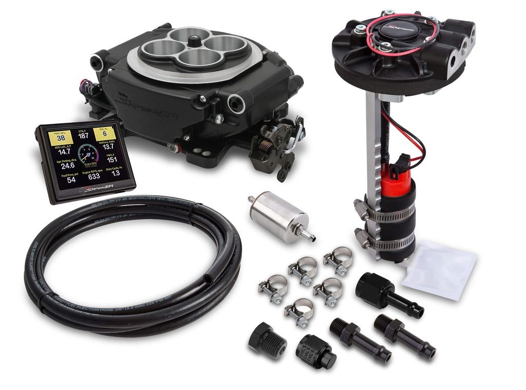 HOLLEY 550-511D - Sniper EFI Master Kit - 4150 - Black Ceramic image