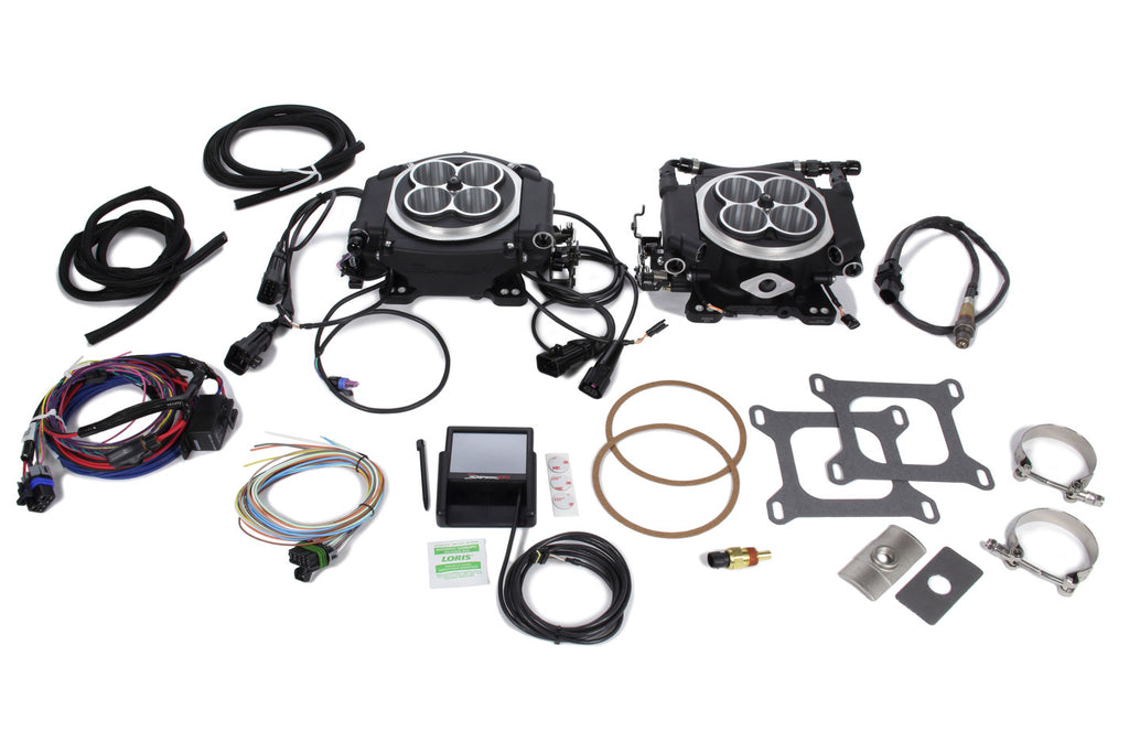 HOLLEY 550-528 - Sniper 4150 2x4 EFI Kit - Black image