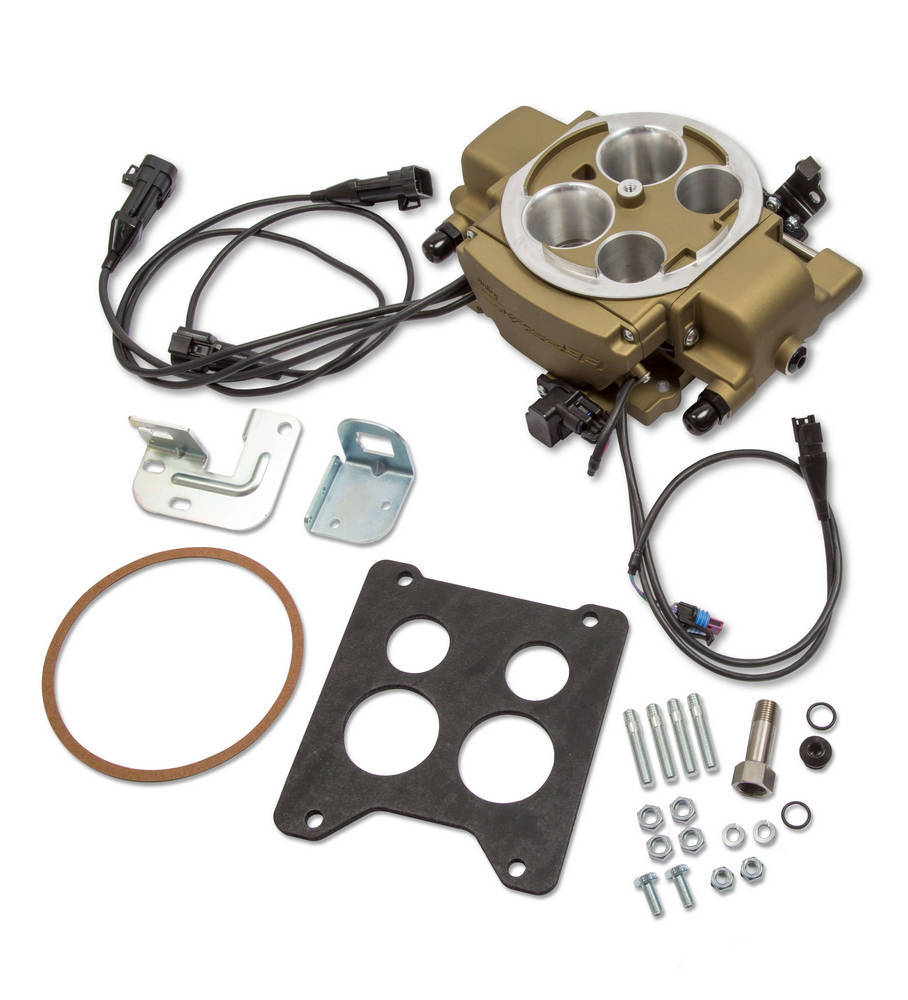 HOLLEY 550-869 - Sniper EFI Quadrajet Kit Gold Finish image