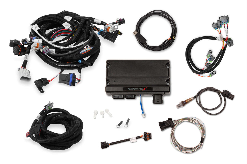 HOLLEY 550-909T - Terminator X MPFI Kit GM LS1 w/EV6 Inj Harness image