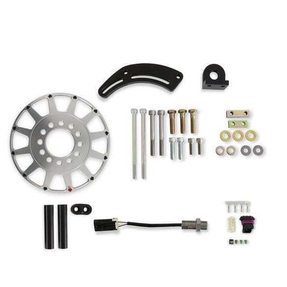 HOLLEY 556-174 - 8IN 12-1X Crank Trigger Kit GM LS Hall Effect image